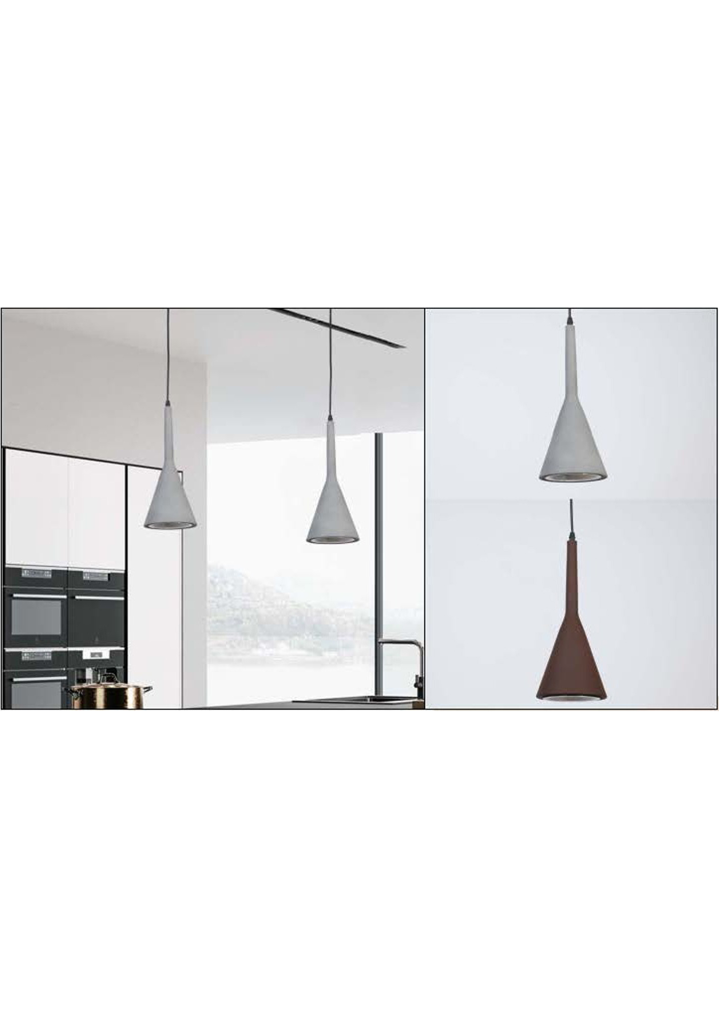 Beyond Lights - Concrete Pendant Lamp- GL